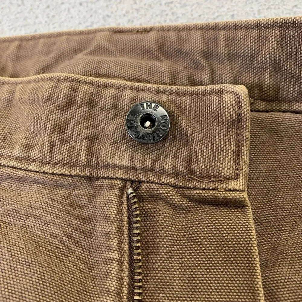 The North Face Canvas Pants Mens 36x29 Brown Relaxed Work Hike Outdoor‎ Gorpcore
